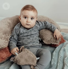 Snoozebaby knuffeldoekje bruin