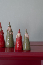 Kerstmannetje rood of groen