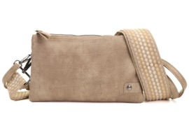 Schoudertasje taupe