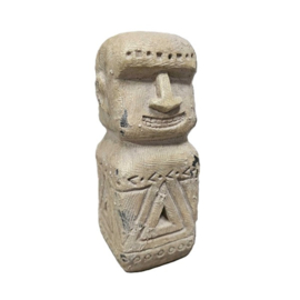 Stenen beeldje moai  20cm