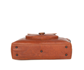 Laptoptas cognac 15"