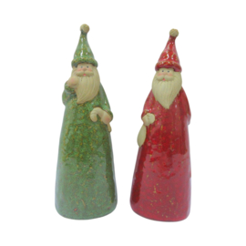 Kerstman rood of groen
