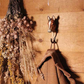 Houten haak paard