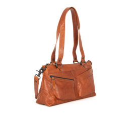 Schoudertas cognac
