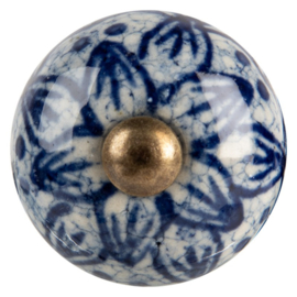Knop Q06 blauw