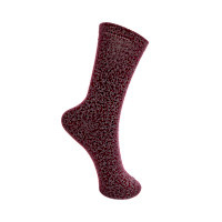 Glittersokken bordeaux