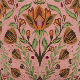 Kussen jacquard roze