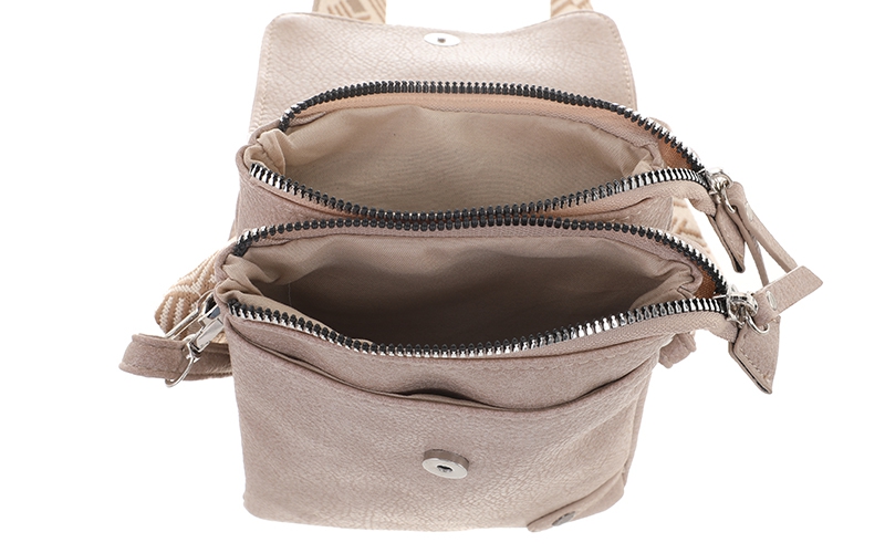 Telefoontasje licht taupe