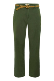 Cream broek Lorraine groen