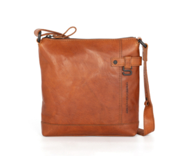 Crossbody tas cognac