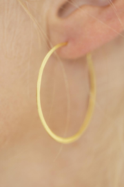Oorbellen ring glad