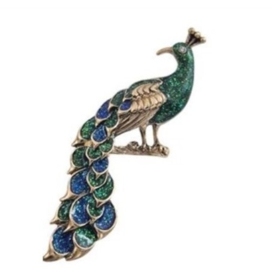 Broche pauw