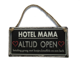 Wandbord Hotel mama