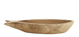Houten tray vis groot