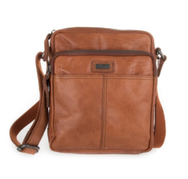 Casual crossbody tas cognac