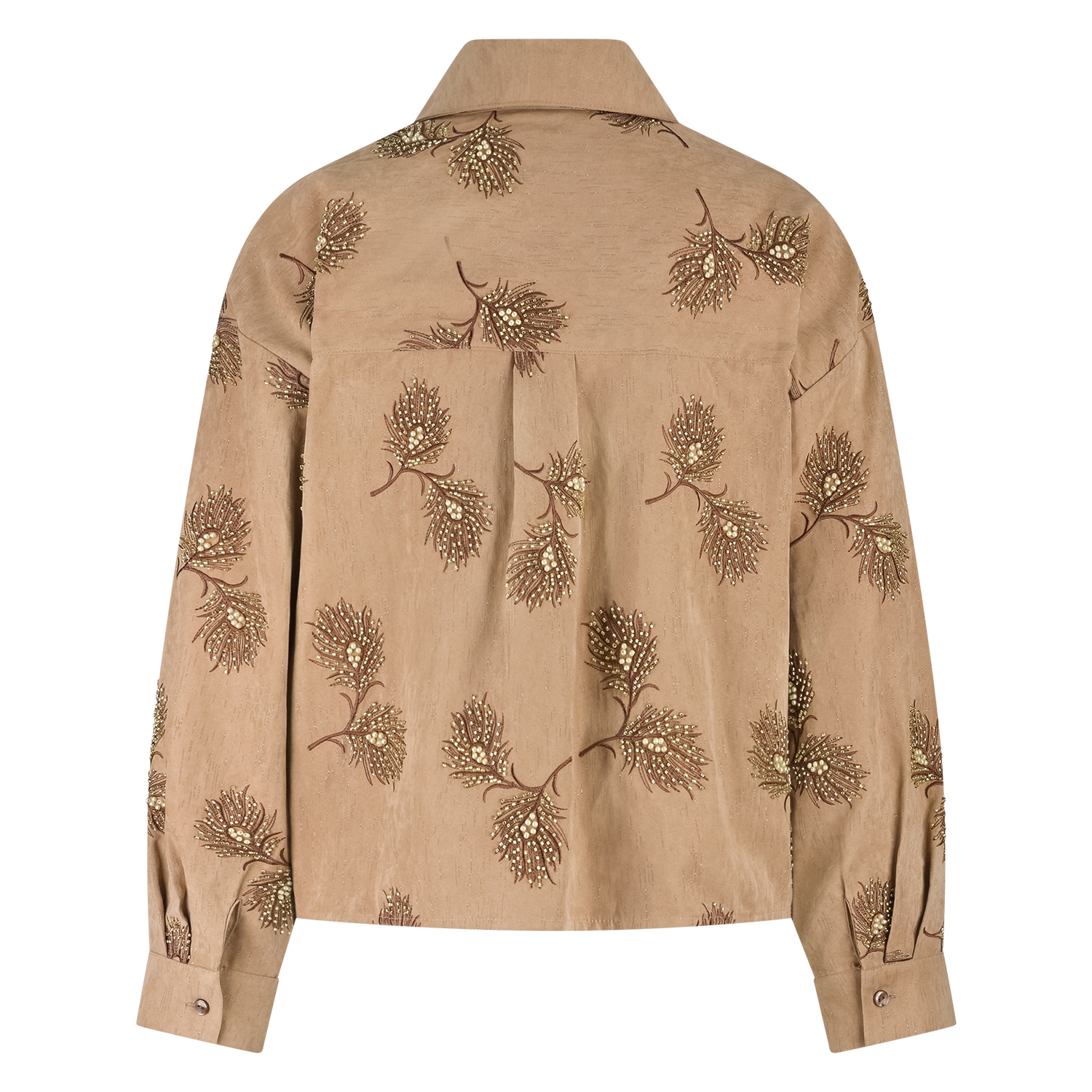 Nukus blouse Iris embroidery