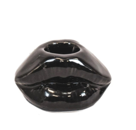 Kandelaar lippen zwart