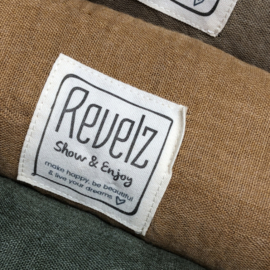 REVELZ sjaal - Latte beige