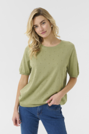 Cream top Hanne groen