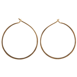 Oorbellen ring glad