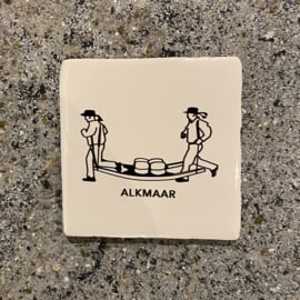 Tegeltje crème "kaasdragers”