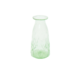 Vaasje recycled glas groen