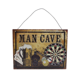 Wandbord "man cave"
