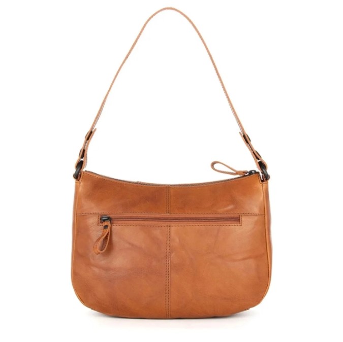 Schoudertas cognac