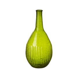 Vaasje recycled glas groen 22cm