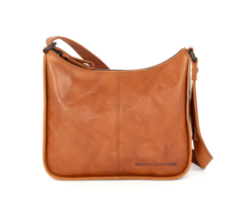 Schoudertas cognac