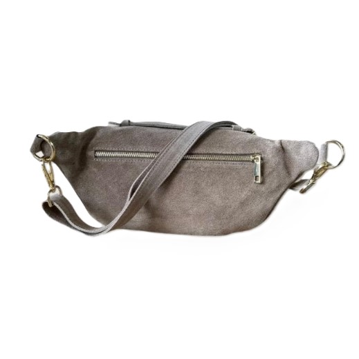 Fique The Label tas Cleo taupe suède