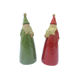 Kerstmannetje rood of groen