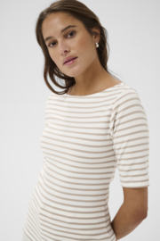 Kaffe shirt Liddy crème-zand