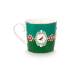 Pip Studio Love Birds Medaillon mug small green