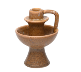 Kandelaar retro bruin
