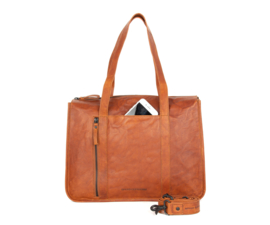 Laptoptas cognac 15"