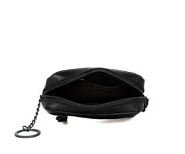 Sleutelportemonneetje zwart