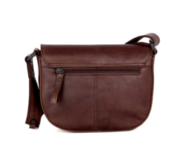 Flapbag schuin bruin