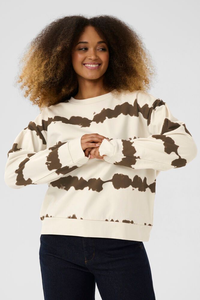 Cream sweater Josie Tie Dye