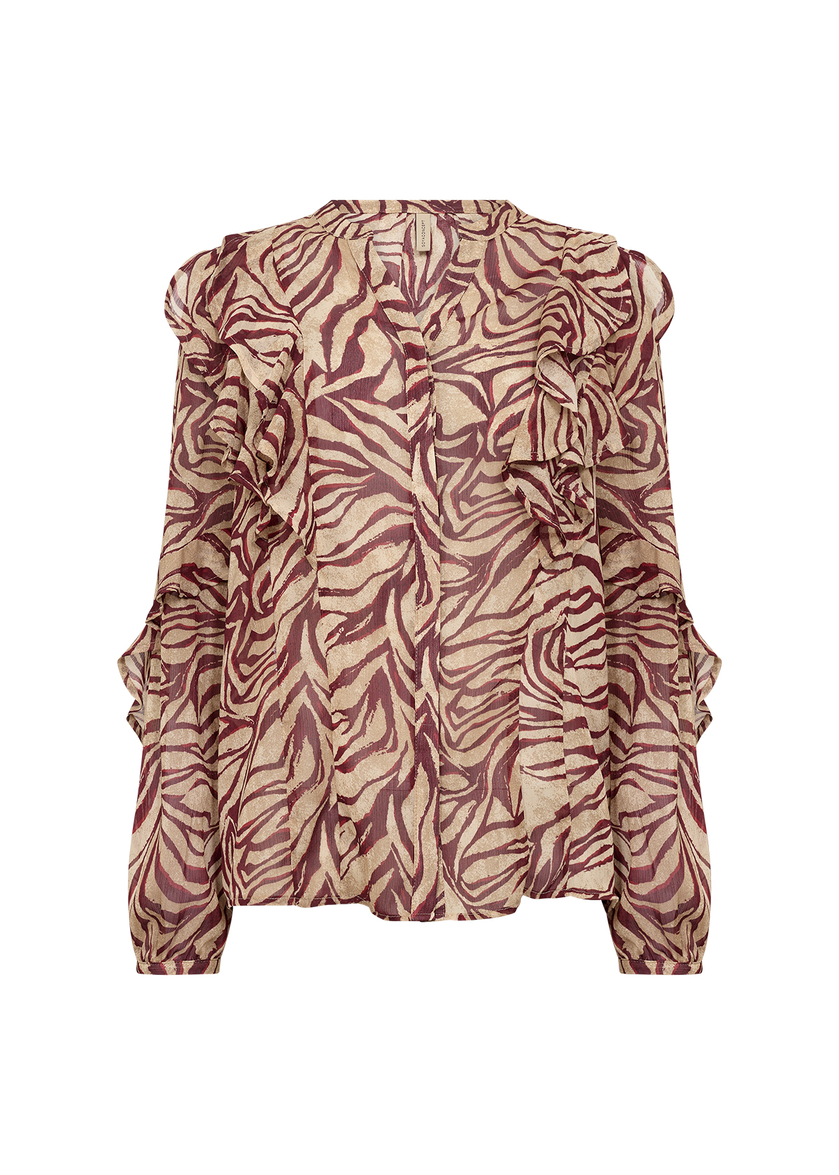 Soyaconcept blouse bordeaux/crème