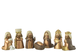 Kerststal/ kerstgroepje 7-dlg