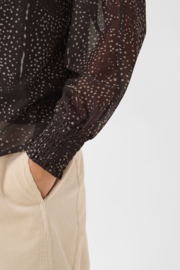 Cream blouse Dotty 
