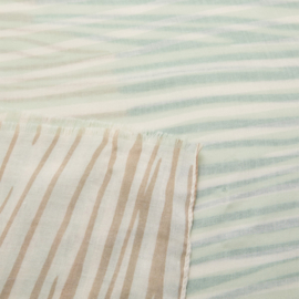 Soyaconcept sjaal Canna groen met zand