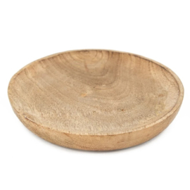 Schaaltje hout rond