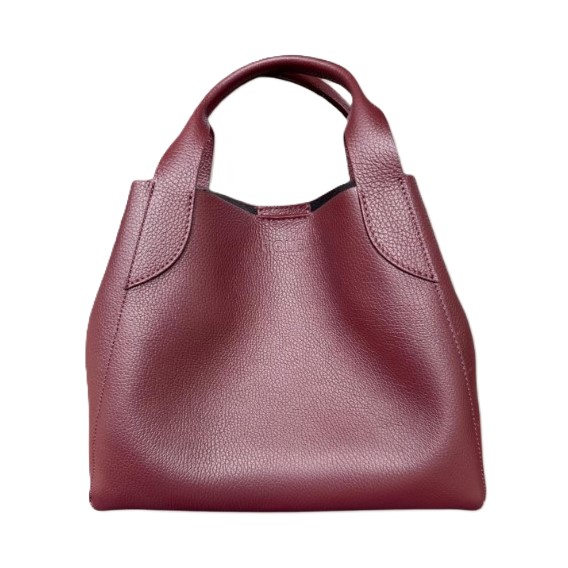 Fique The Label tas Eliza burgundy leather