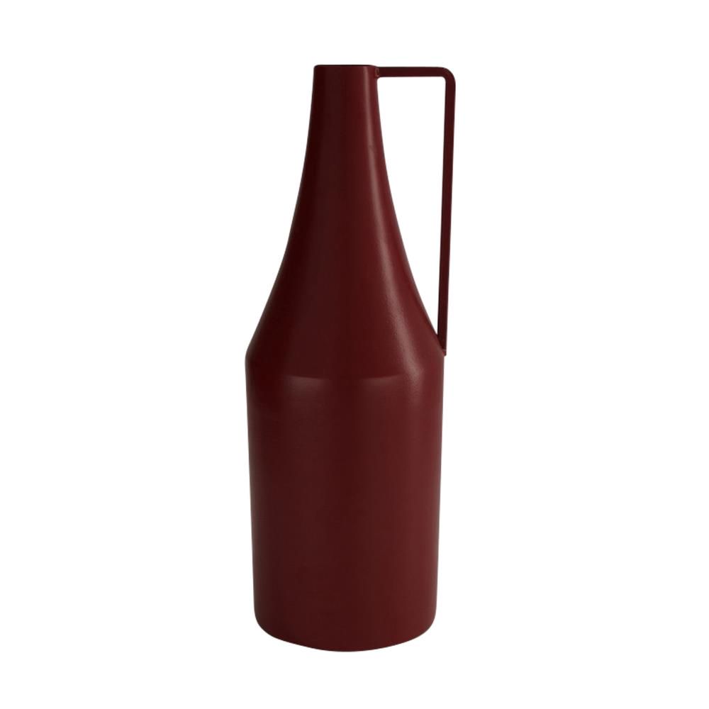 Vaas metaal bordeaux 29cm