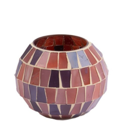 Windlicht mozaïek multicolor
