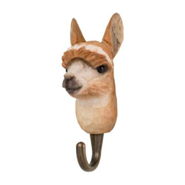 Houten haak alpaca