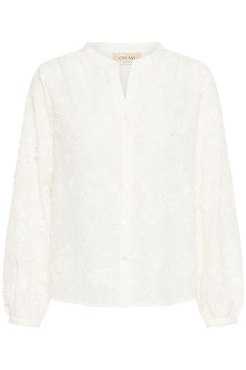 Cream blouse Hilda wit