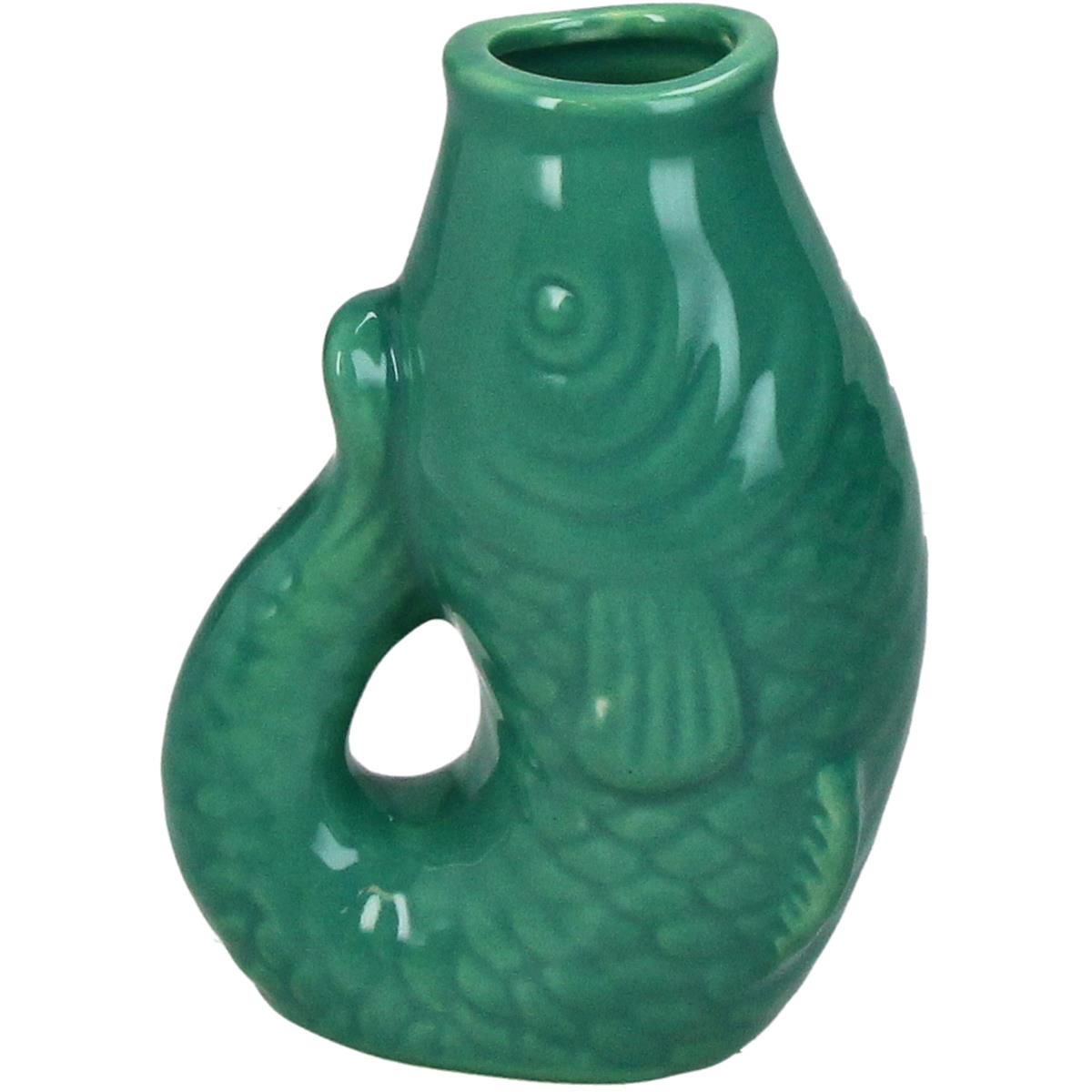 Vaasje vis turquoise